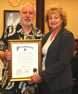 Freeholder McMorrow awards dystonia proclamation